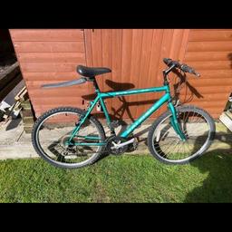 For sale is a Raleigh max mountain bike just needs one inner tube £50-00 cash on collection only