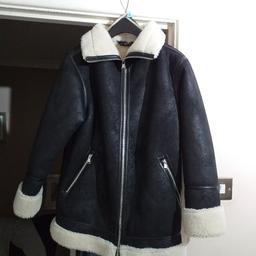 AS ABOVE BARGAIN LADIES SIZE SMALL SIZE 8-10 FAUX FUR AVATAR COAT..FULL SILVER ZIP TO FRONT..COLLAR WHICH ZIP GOES UP TO THE NECK TWO FRONT ZIP POCKETS FAUX FUR TO BOTTOM HEM & BOTTOM CUFFS ALSO TO INSIDE..FROM TESCO..THIS IS CASH ON COLLECTION ONLY I DONT WONT POST COLLECTION MANSFIELD WILL NOT SAVE NO LOWER OFFERS THANKS COST £39 WILL NOT GO ANY LOWER...