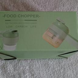 4 in1 Mini Handheld Electric Vegetable Cutter Set Food Chopper Grinder Processor

Used a couple of times but bought a different one

No offers

Pick up in Bootle nr Kirkdale