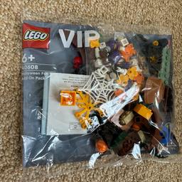LEGO SET 40608 HALLOWEEN VIP ADD ON PACK. BRAND NEW AND SEALED.

IDEAL CHRISTMAS/BIRTHDAY PRESENT.

FREE DELIVERY.