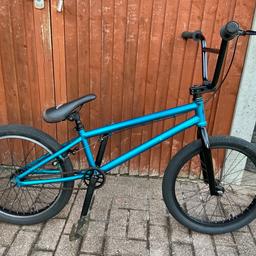This bmx bike has 20 inch wheels and a frame size of 10” inches this bike is in good working order and is in good condition.these bikes do not come cheap to buy.tyres are all good and the brake is working well.collection only sorry no delivery.
