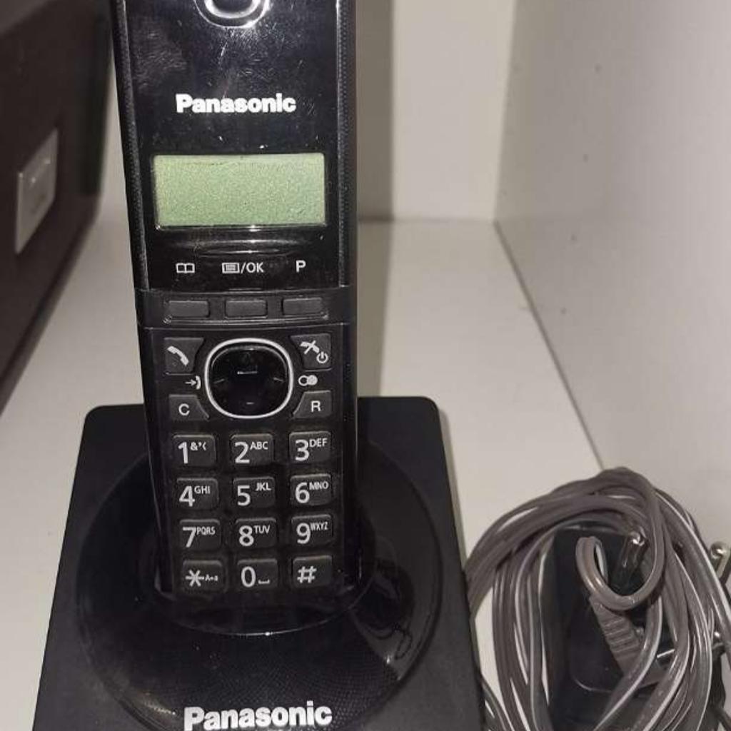 Kabelloses Telefon Panasonic
Funktioniert einwandfrei
Nichtraucherhaushalt