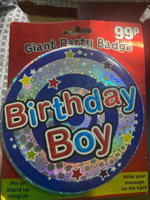 Classes West Midlands Birmingham - Photos for Birthday boy badge 