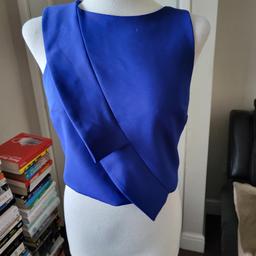 Modern royal blue top from Oasis in size 10. Brand new with tags