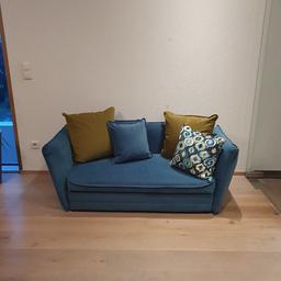 Verkaufe neuwertiges Kinder/Jugend Sofa im top Zustand!!! Für Überraschungsgäste ausziehbar + 4 Polster (siehe Bild)
Farbe: türkis
