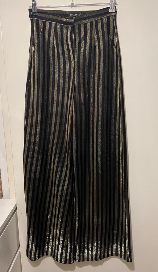 Buy & Sell West London West Kensington - West London - Photos for Nasty Gal Metallic Wide Leg Trousers