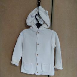 BABY CARDIGAN WITH HOOD SEE SECOND PICTURE PICK UP ONLY