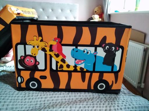 Buy & Sell Greater Manchester Bury - Photos for PADDED SAFARI BUS TOY BOX