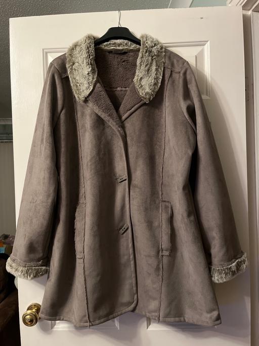 Buy & Sell County Durham Stockton-on-Tees - Photos for Bon Marche Faux Suede Jacket Size 18