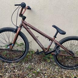 Used Diamondback Equal 24" bike, has some slight marks as can be seen in pic but overall a great bike in good condition. Original purchase price £275. 
Collection only.
Sold as seen. Great bike for the pump track.
Genuine interest only pls