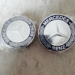 2 brand new, Mercedes benz wheel caps.COLLECTION ONLY.