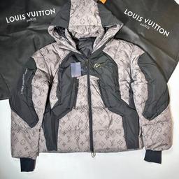 Louis Vuitton 2019 Monogram Boyhood Puffer Puffer Coat - Grey