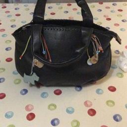 2 Radley bags one black one brown £25 each, detailed straps soft leather.