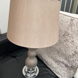Lamp with switch
Good condition
Small stain shown in picture not noticeable
Good working order