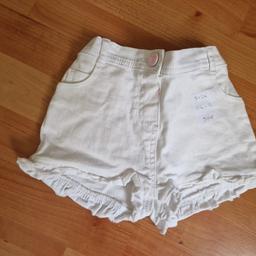 white denim shorts fab condition collection only b44