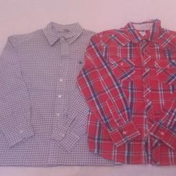 Verkaufe diese beiden Hemden Größe 152 gebraucht um  zusammen 6 euro