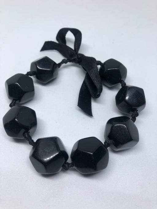 Buy & Sell Merseyside Sefton - Photos for Black Beaded Ribbon Bracelet Jewellery