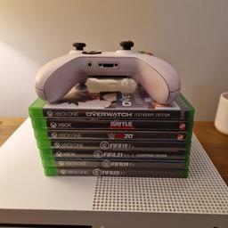 Excellent condition xbox , used but looked after, with 1 controller ( doesn't come with charger , that's how it was bought). with 7 games. pich up only, comes with box.