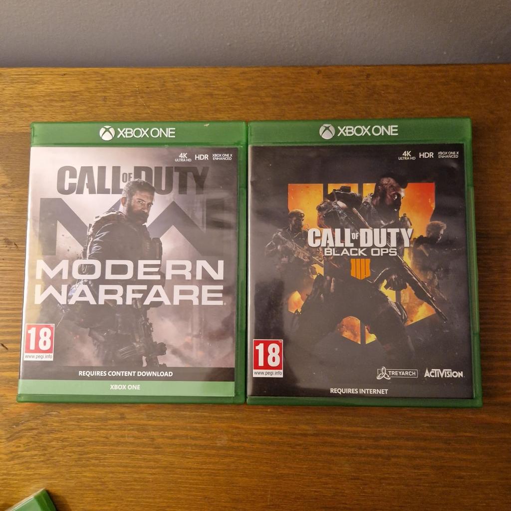 Looked after games, 2 COD games . pick up only