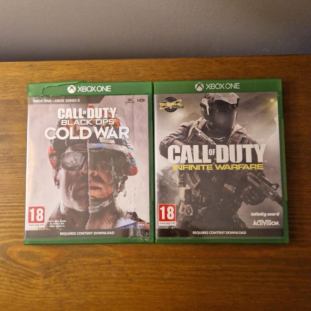 2 COD games, looked after, pick up only