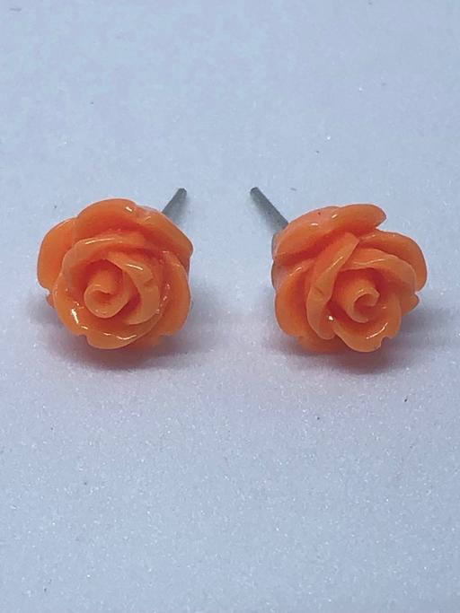 Buy & Sell Merseyside Sefton - Photos for Orange Rose Flower Stud Earrings 