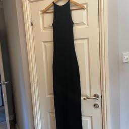 River Island black maxi dress, size 6