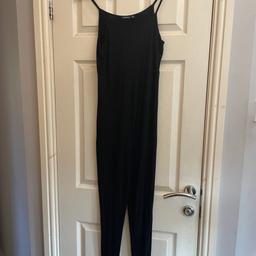BNWOT black Boohoo jumpsuit, size 10