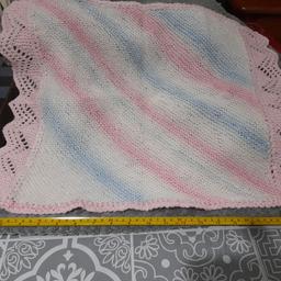 Baby,doll blanket, handmade. apx 16" x 20"