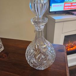 Beautiful Glass Anna Hutte Bleikristall Decanter Gift From Germany...Never Been Used...No Chips Or Cracks...£15 Collection Only