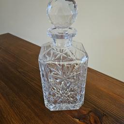 Beautiful And Very Heavy Handcut Real Lead Crystal Decanter....Never Been Used No Chips Or Cracks...£30 Collection Only