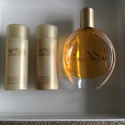 Giorgio Armani SENSI eau de parfum 50ml & perfumed shower gel 50ml & perfumed body lotion 50 ml in gift set
Discontinued & Very rare
£135  o n o
