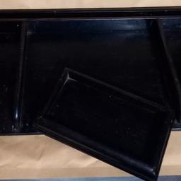 antique ebonised desk tidy
fabulous item for a desk, comes with a little paperclip tray. in great antique condition. see images for details. combined post available.