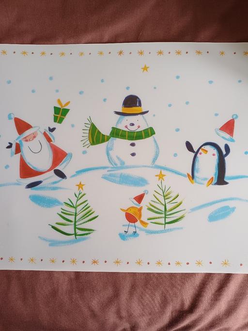 Buy & Sell County Durham Newton Aycliffe - County Durham - Photos for Children's Christmas Wipe Clean Placemat