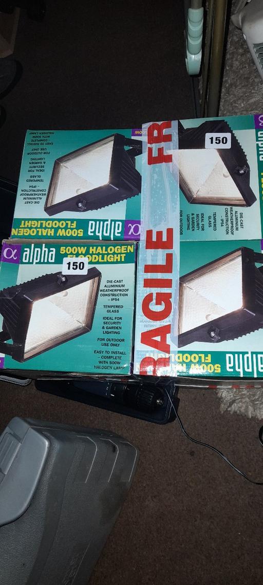 Buy & Sell Staffordshire Stoke-on-Trent - Photos for 4 x halogen floodlights