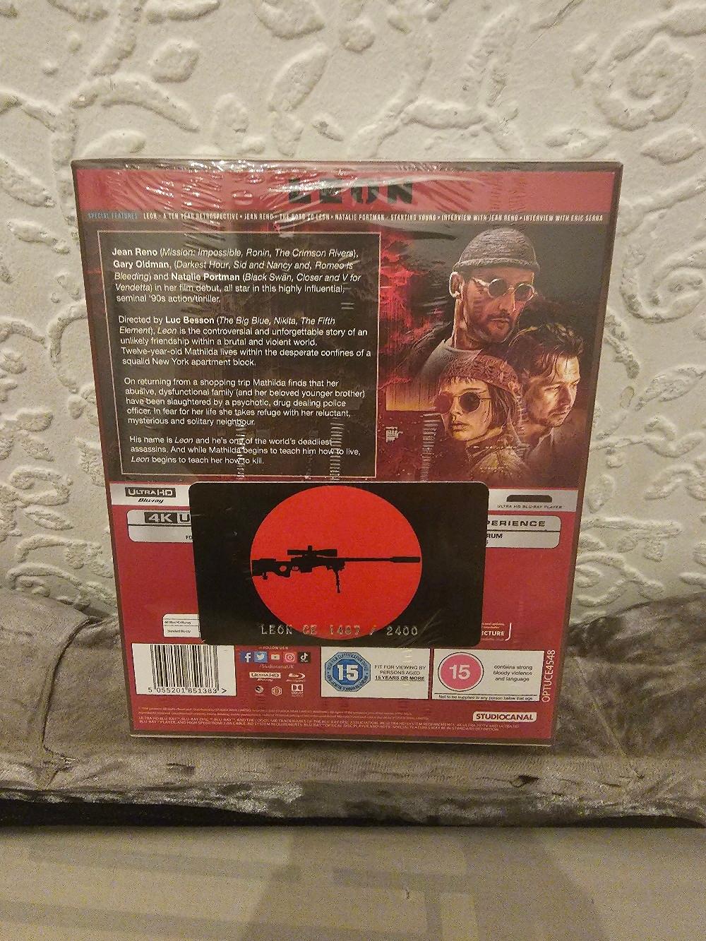 4k + Bluray Steelbook O Profissional - Leon - Lacrado | Parcelamento sem juros