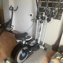 Roger black 2 in 1 cross store trainer and exercise bike