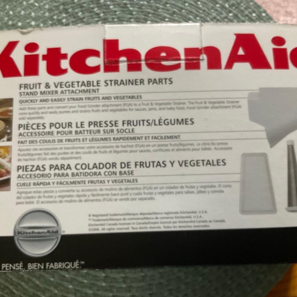 Pürierer für die KitchenAid, nur ein Mal benutzt, brauche es jedoch nicht mehr