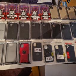 For sale Brand new IPhone cases I have got iPhone 11 cases And iPhone 11 pro cases. And Iphone 11 pro max cases £3 pounds each And the leather cases are £5 pounds each Collection only please