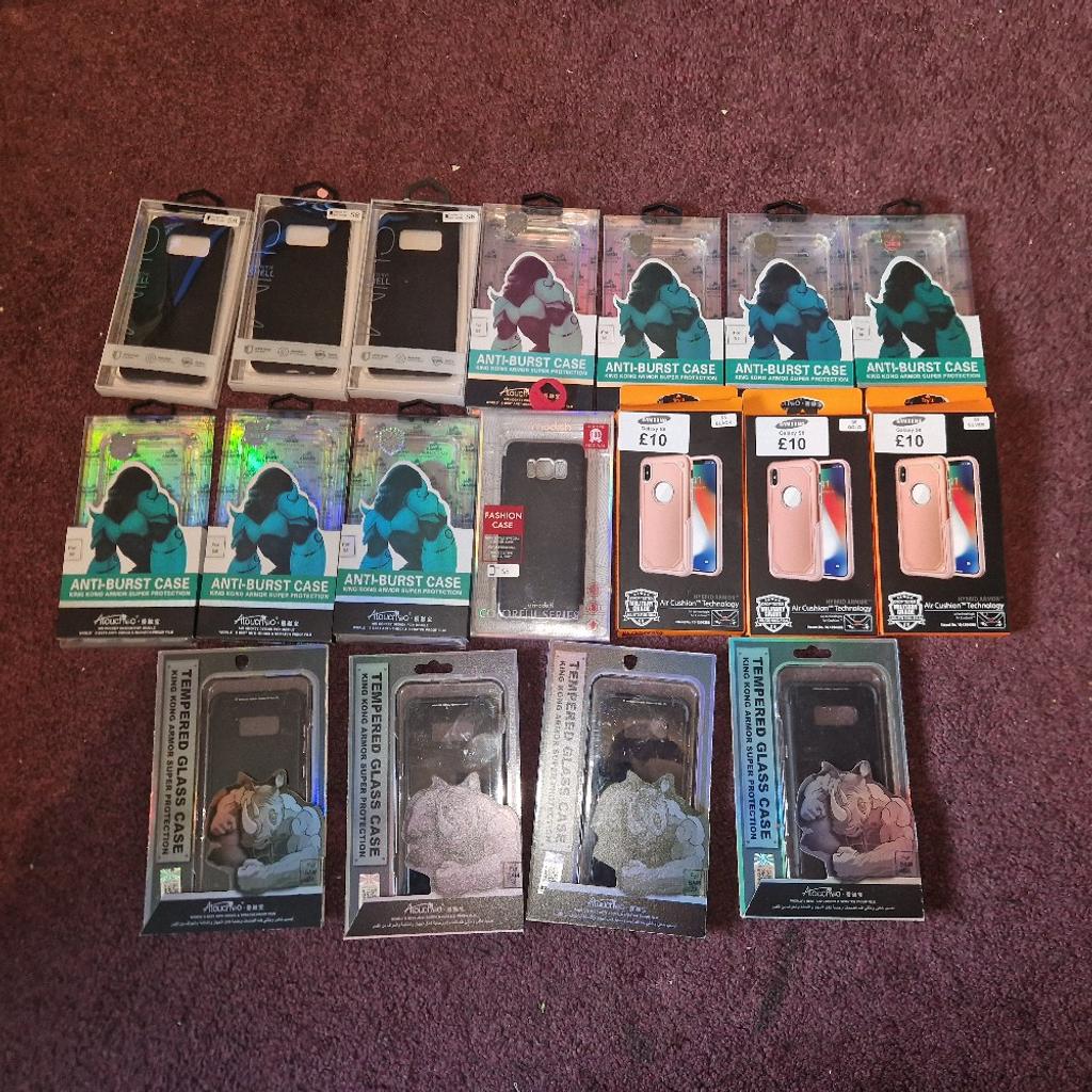 For sale Brand new Samsung phone Cases. I got samsung galaxy s8 and Samsung galaxy s8 plus and Samsung galaxy s9 and Samsung galaxy s9 plus £3 pounds each Collection only please
