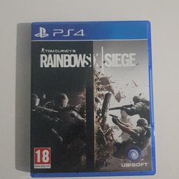 Rainbow six Siege for the PS4 in perfect condition