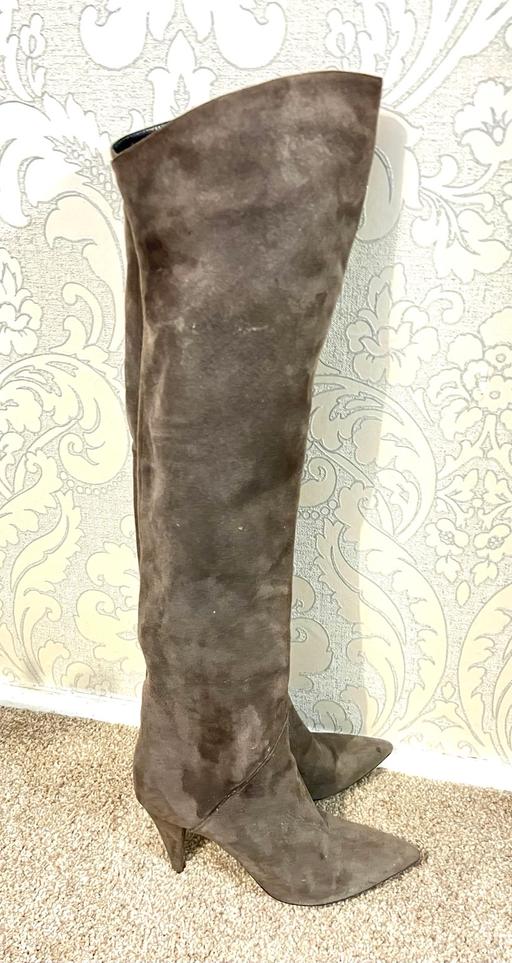 Buy & Sell South West London West Brompton - South West London - Photos for Saint Laurent Suede Over The Knee Boots