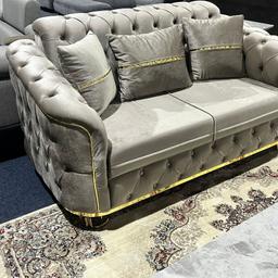 Madrid Sofa* ✨
Brand New turkish chesterfield design Sofa features thick seating with high-density foam wrapped up with fibre for extra comfort. ... Its Best Quality back cushions are filled
with silicone fibre to enhance its comfort. Premium quality fabric material and a strong wooden frame to makes it durable and luxurious.

Corner :
Length: 230 cm by 230cm
Width: 85 cm
Height: 95 cm

3 Seater :
Lenght: 210 cm
Width: 85 cm
Height: 95 cm

2 Seater:
Lenght: 165 cm
Width: 85 cm
Height: 95 cm

"MESSAGE US FOR PLACE YOUR ORDER"

👇👇👇👇

🛍️ Website

shopcityzone.com

🔰 Facebook

Shop City Zone

🔰 Instagram

shopcityzone

Business Whats'app
+447840208251