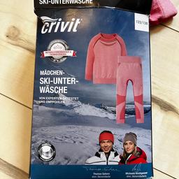 Mädchen Ski-Unterwäsche
Ungetragen
Originalverpackt
Mit Etikette
Größe 122/128