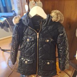 1× girls  Quilted  coat with patent arms beautiful  on and lovely  and warm  from Riveriland