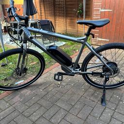 Selling my 
Carrera subway E  electric hybrid bike 
In excellent condition like new 
With all keys and papers works with it 

✅Average 20 -25 miles (max 40 miles)* - see 'Range' for details
Recharge Time: 5-6 Hours
Removable Battery: Yes
Frame: Lightweight Alloy Hybrid frame
Gears: 9-speed Shimano Altus SL M-2000
Brakes: Tektro Hydraulic Disc brakes with 180mm rotors
Wheels: 27.5" x 1.95 Kenda K-841 Reflective
Saddle: Carrera Memory Foam Saddle for ultimate comfort on your ride
Lifetime Frame Guarantee: Built strong and built to last

Not time wasters please  See less