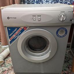 7lb load white knight dryer in good working order with pipe (NO OFFERS )