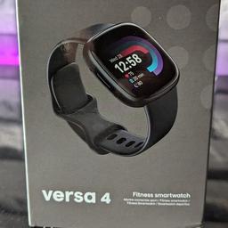 Fitbit Versa 4 fitness smart watch brand new unwanted gift never been used Box as been opened no  offers pick up only