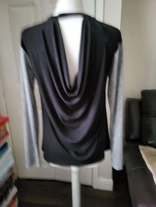 Buy & Sell West Midlands Sandwell - Photos for Zara Black And Grey Top Size M