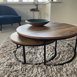 Coffee table set from next.

Small scuff on the edge of top, otherwise excellent condition, both for £70