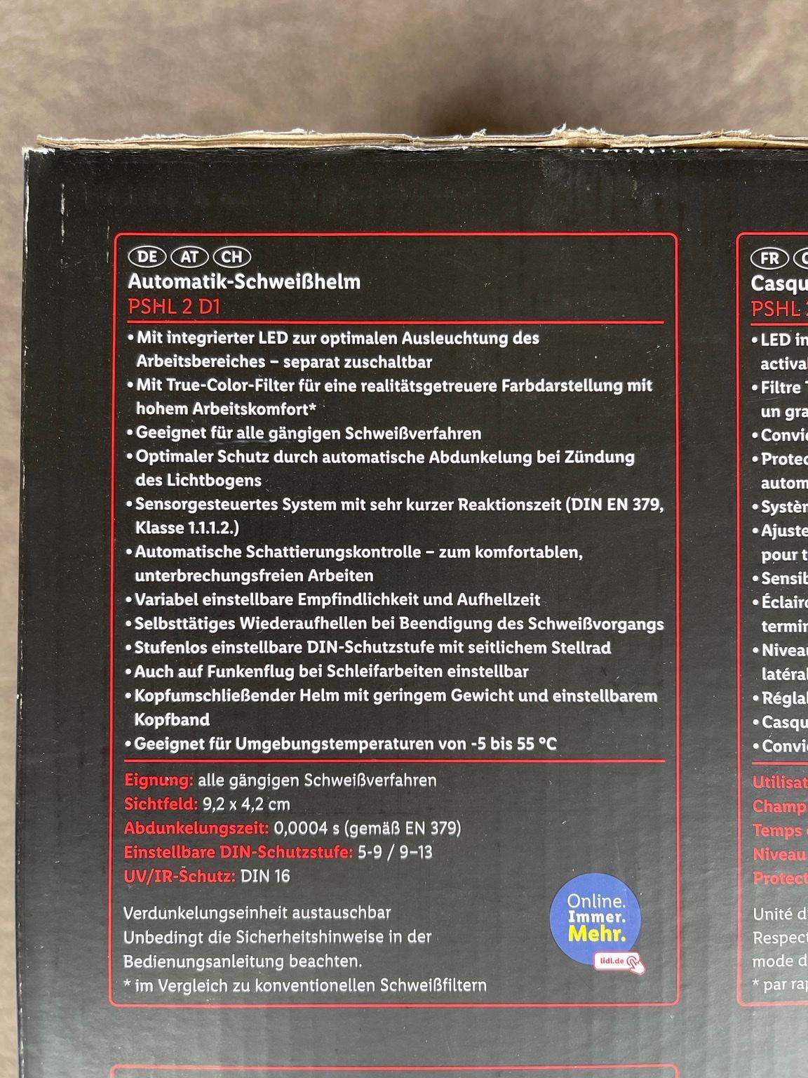 NEU Schweißhelm zum 75180 DE in Automatik für Pforzheim 35,00 Verkauf € Shpock 